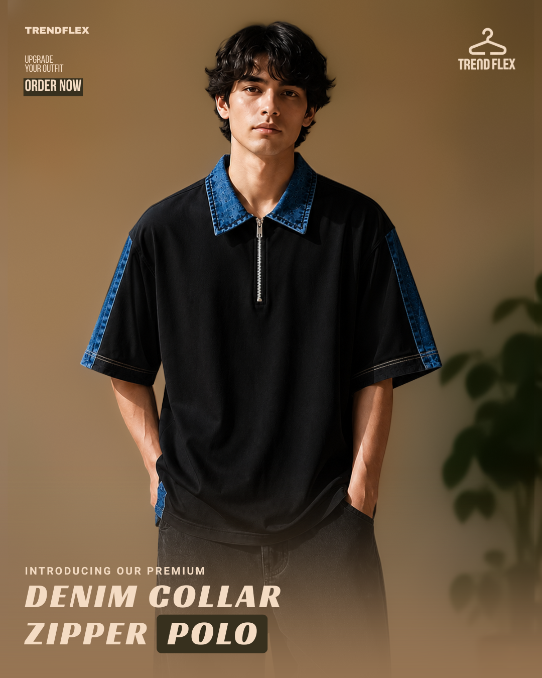 Hulkstyle Special Edition Polo: Premium Men’s Denim Collar Polo T Shirt