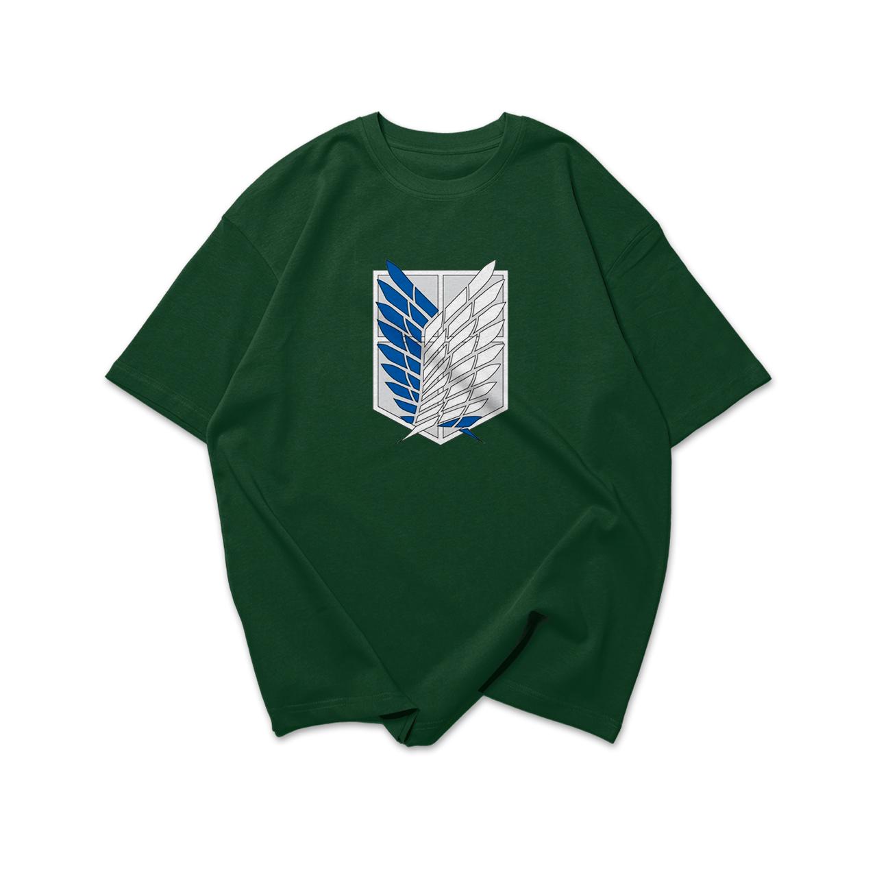 Attack on Titan Levi Ackerman Oversized T-Shirt – Forest Green