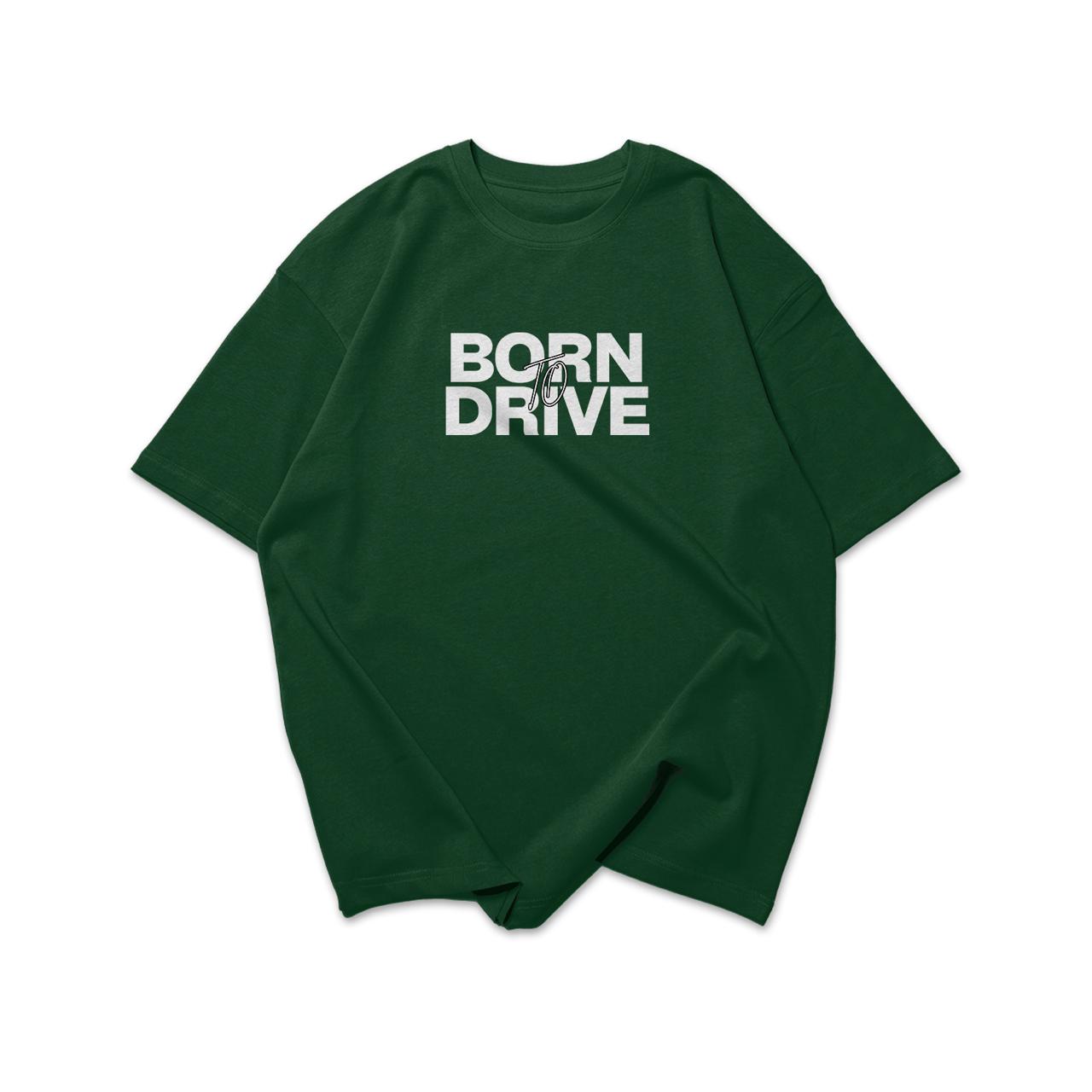Born to Drive Oversized T-Shirt – Green