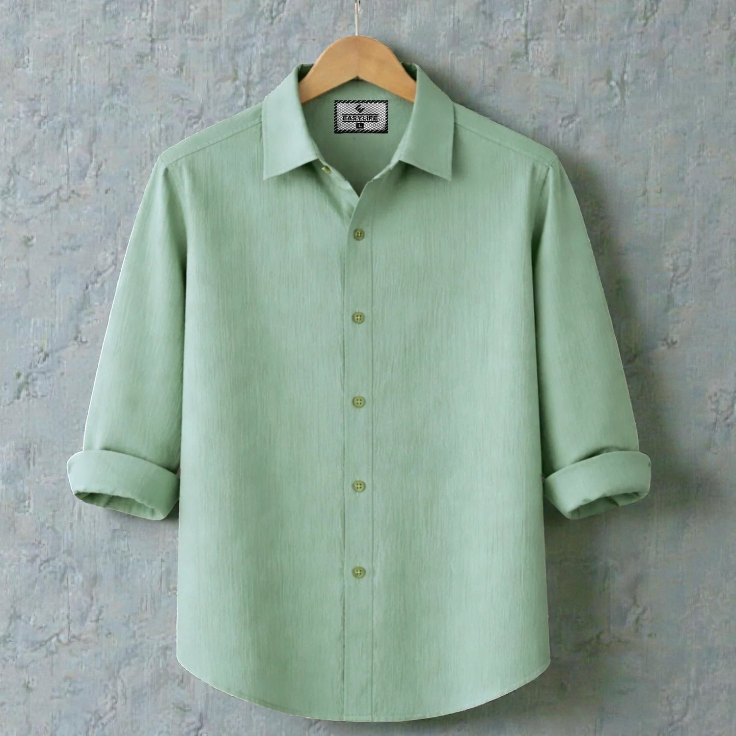 Premum Zafran Full Sleeve Shirt - Lemon