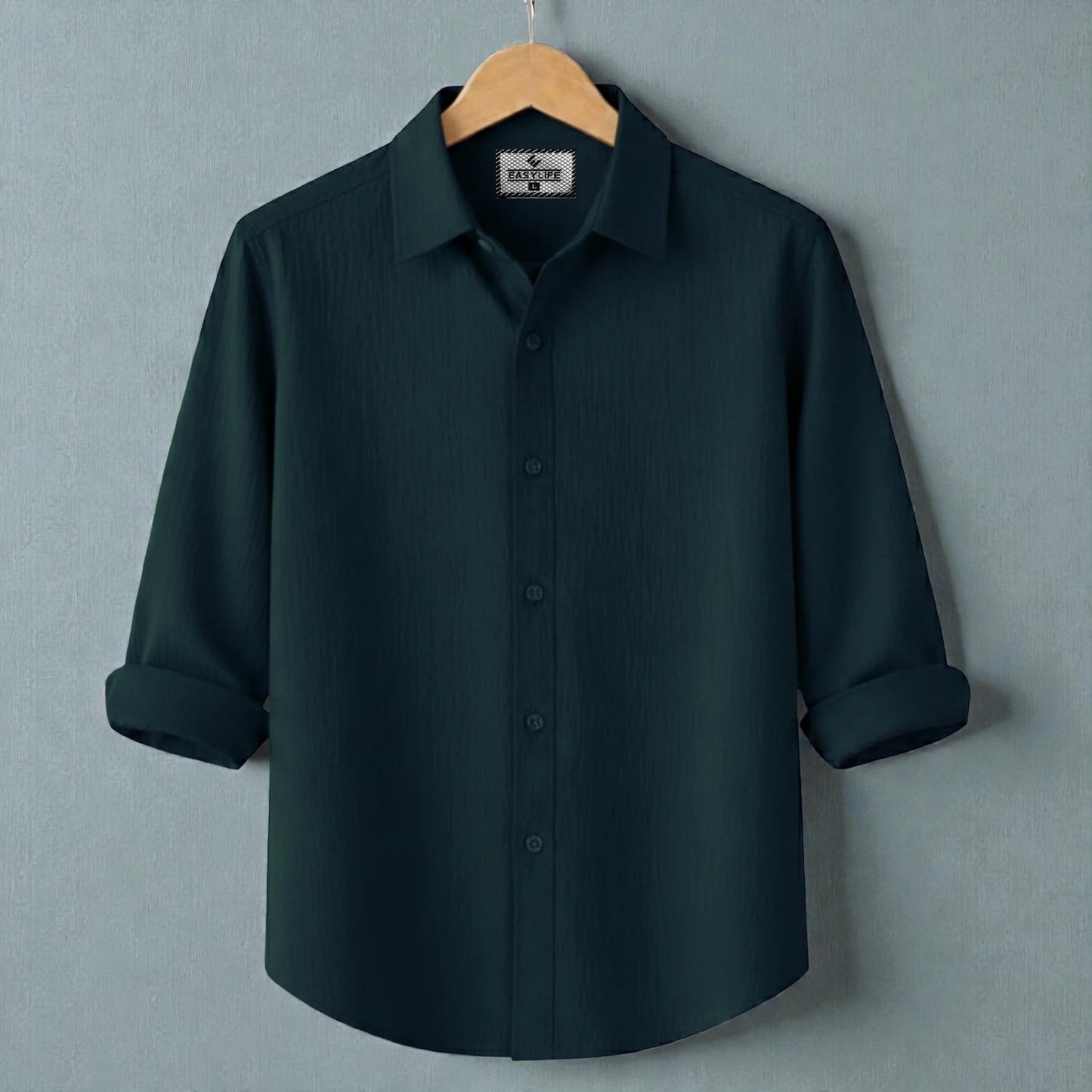 Premum Zafran Full Sleeve Shirt - Teal