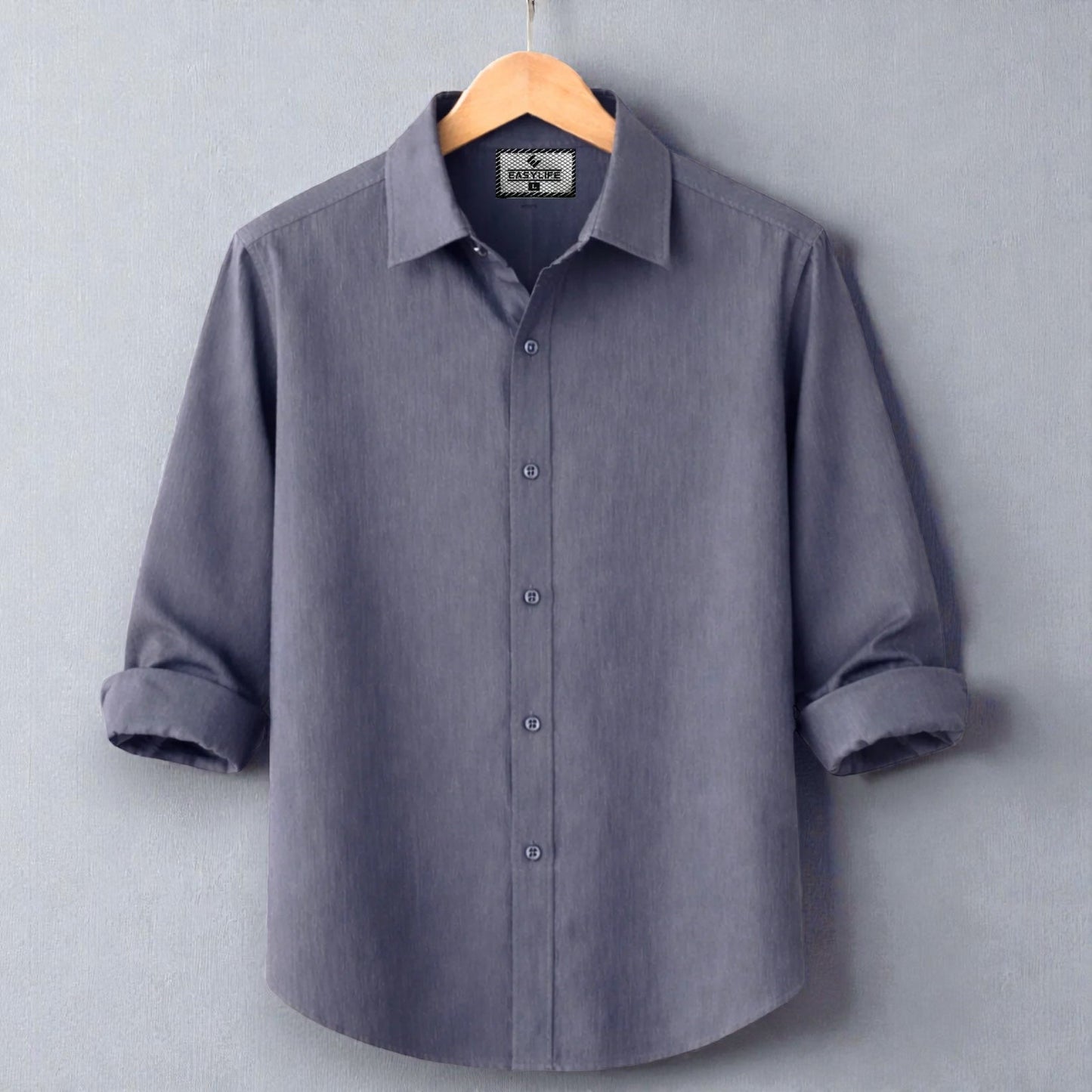 Premum Zafran Full Sleeve Shirt - Ash