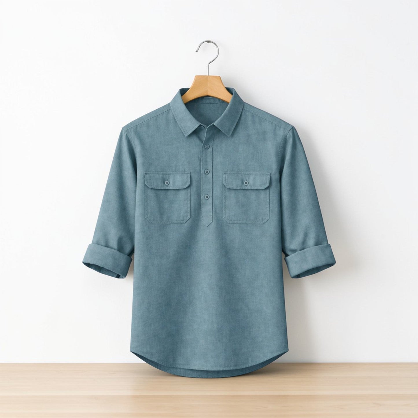 Heritage Luxury Full Sleeve Katua - Deep Sea Green